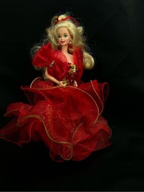Mattel Barbie Happy Holidays Special Edition Barbie Doll 1993 Christmas #10824